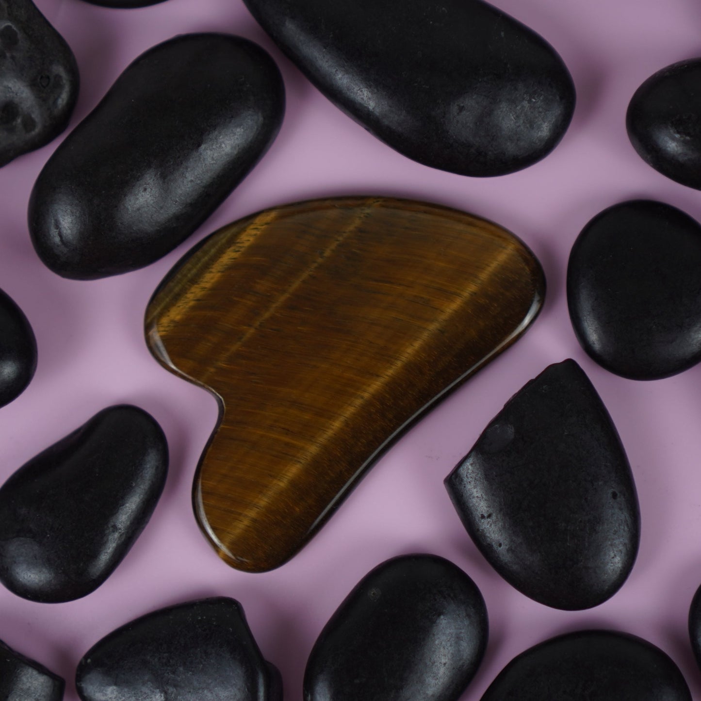 Yindi I Tiger Eye Gua Sha Stone