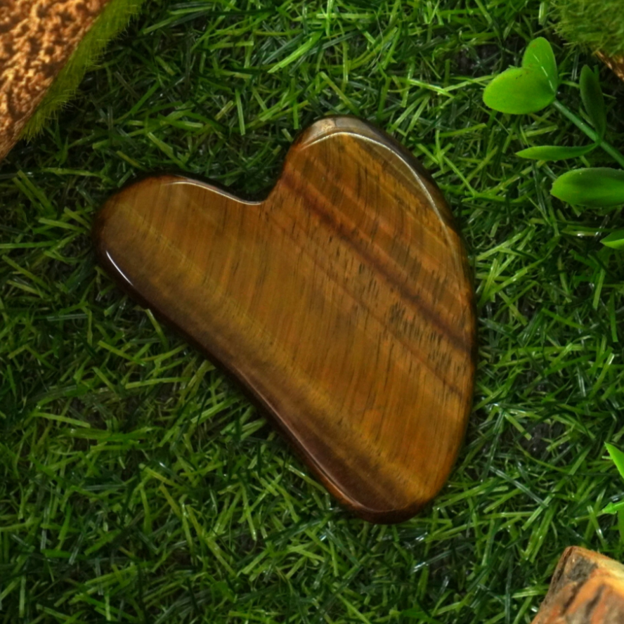Yindi I Tiger Eye Gua Sha Stone