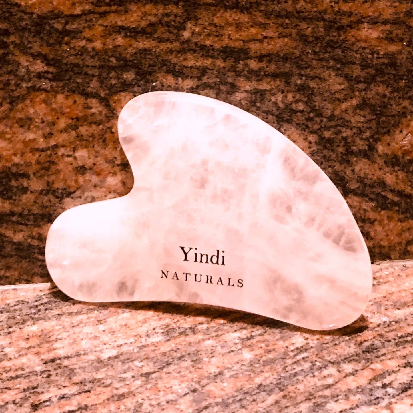 Yindi Rose Quartz Guasha