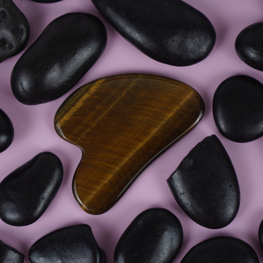 Yindi I Tiger Eye Gua Sha Stone